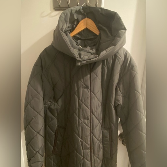 Zara women’s NWT water repellant green/grey coat size XS - Picture 11 of 15